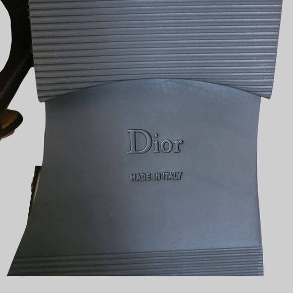 Christian Dior Boy Brown Brushed Calfskin Logo Loafers 36.5 6.5 - Authenticated - Picture 11 of 12